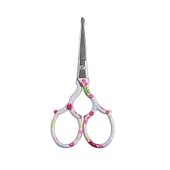 Нержавеющая Сталь Цвет Ножницы из нержавеющей стали, швейные ножницы, цвет нержавеющей стали, 97x47 мм