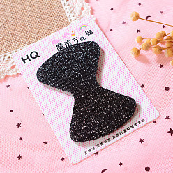 Bowknot Нейлоновые волшебные подушечки для волос, зажим для волос, держатель для бахромы, Bowknot шаблон, 95x50 мм