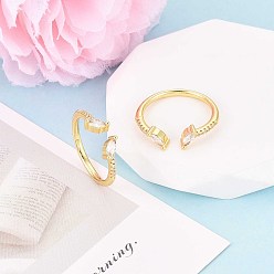 Настоящее золото 18K Манжеты из латуни с микро паве кубический цирконий для женщин, лошадиный глаз , реальный 18 k позолоченный, внутренний диаметр: 18 мм