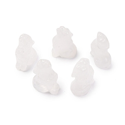 Хрусталь Природный кварц украшения кристалл дисплей, товары для украшения дома, волк, 38~40x25~29x16~26 мм