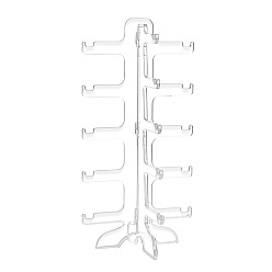 Clear Acrylic Sunglasses Display Stand, Multi-layer Display Shelf for Supermarket Store, Clear, 31.5x16cm