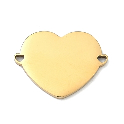 Сердце 304 подвески из нержавеющей стали, зеркальная полировка, штамповка пустой метки, ионное покрытие (ip), сердце, 18.5x25.5x2 мм, отверстие : 1.7x2 мм