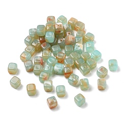 Квадрат Прозрачные акриловые бусины, квадратный, 6x6x6 мм, отверстие : 1.5 мм, Около 400 шт / 100 г