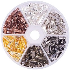 (52) Непрозрачная лаванда Латунь оснастки на поруки, разноцветные, 11x4 мм, 30 шт / отсека, 180 шт / коробка