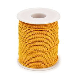 Dark Orange Round Nylon Braided Cord, for Jewelry Beading Making, Dark Orange, 1.6mm, about 45.93 Yards(42m)/Roll