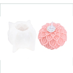 Белый Силиконовые формы для свечей своими руками, литейные формы из пищевой смолы, для уф-смолы, изготовление ювелирных изделий из эпоксидной смолы, цветок, белые, 85x115 мм