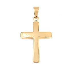 Золотой 304 подвески из нержавеющей стали, крест прелести, вакуумное покрытие pvd, долговечный, золотые, 33.5x21.5x3.5 мм, отверстие : 7x4.5 мм
