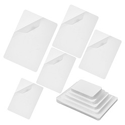 Прозрачный 200 листы 5 стили ламинирование пакет пленка фото защитные листы, для горячего ламинатора, прозрачные, 95~188x66~136x0.1 мм, 40 листы / стиль