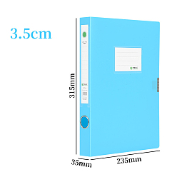 Темно-Голубой Пвх а4 хранение архивы ящики, пластиковые ящики для файлов, прямоугольные, глубокое синее небо, 315x235x35 мм