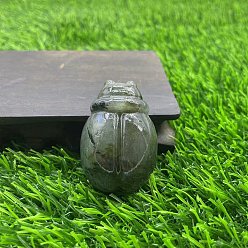 Лабрадорита Резные фигурки целебных божьих коровок из натурального лабрадорита, Украшения из камня с энергией Рейки, 50 мм