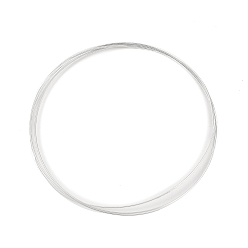 Серебро 925 пробка из стерлингового серебра, круглые, серебряные, 20 калибр (0.8 мм)