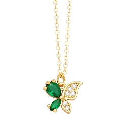 Papillon Collier avec pendentif, papillon, 17.72 pouce (45 cm), pendentif: 12x15 mm