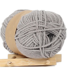 Light Grey Cotton Cord, Twisted Cotton Rope, For DIY Crafts Handmade Project, Light Grey, 2.5mm