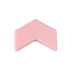 Pink Бусины из пищевого силикона со стрелками, розовые, 20x10 мм