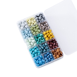 (52) Непрозрачная лаванда 15 сетки 15 набор восковых гранул цветов, наборы частиц сургуча для печати в стиле ретро, звезда, разноцветные, 175x10 мм