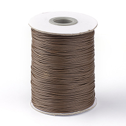 Sienna Korean Waxed Polyester Cord, Sienna, 1mm, about 85yards/roll