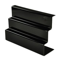 Black Plastic Jewelry Displays, Black, 300x100x210mm