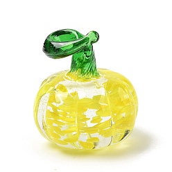 Тыква Оформление витрин лэмпворк, для домашнего офисного стола, тыква, 35~38.5x35~36x35~36 мм