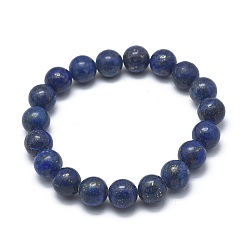 Lapis Lazuli Natural Lapis Lazuli(Dyed) Bead Stretch Bracelets, Dyed, Round, 2-1/8 inch~2-3/8 inch(5.5~6cm), Bead: 8mm