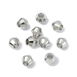 Plaqué 18K Or Véritable Perles en laiton shegrace, rondelle, sans cadmium et sans nickel et sans plomb, réel 18 k plaqué or, 3.5x4mm, Trou: 1.8mm