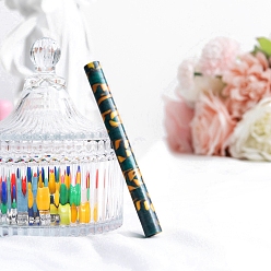 Зеленый Палочки для сургуча в виде столбика, для ретро печать печать, зелёные, 113x11 мм