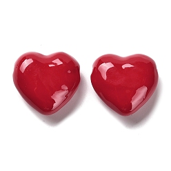 (123L) Белый крем непрозрачный блеск Латунь эмаль подвески, шарма сердца, долговечный, без кадмия и без свинца, стойки покрытие, реальный 18 k позолоченный, огнеупорный кирпич, 20x21x10 мм, отверстие : 2 мм