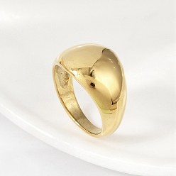 Золотой 304 палец кольца из нержавеющей стали, ионное покрытие (ip), золотые, 12 мм, внутренний диаметр: 17 мм