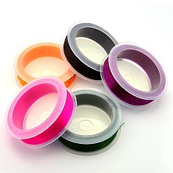 (52) Непрозрачная лаванда Корейская кристалл упругой нити, стрейч браслет, круглый шнурок, разноцветные, 0.8 мм, около 38.27 ярдов (35 м) / рулон