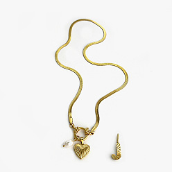 Letter J 304 ожерелья из нержавеющей стали с подвесками в виде букв и сердец для женщин, с натуральным пресноводным жемчугом, цветочный белый, золотые, буква J, 18.23 дюйм (46.3 см)