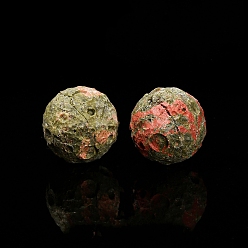 Унакит Естественные декорированные дисплеи, украшение домашнего офиса, круглые, 40 мм