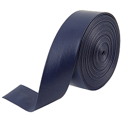 Полуночно-синий Ленты из искусственной кожи, для сумок, изготовление ювелирных изделий, сделай сам крафт, темно-синий, 1-1/8 дюйм (30 мм), около 5.47 ярдов (5 м) / пачка