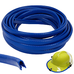 Синий ПВХ противоударный уплотнитель для автомобильной двери, синие, 10x5.5 мм, 6 м / рулон