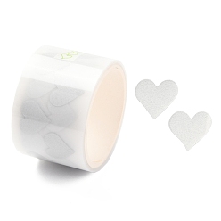 Сердце Гладить отражающие свет наклейки, для одежды, школьный портфель украсить, Сердце Pattern, 1.2x1.35 см, 41шт / рулон