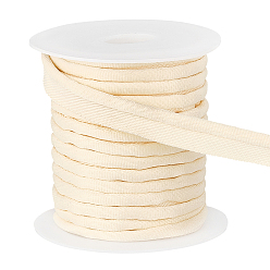 Moccasin 1Roll Polyester Ribbons, for Sewing Accessories, Moccasin, 5/8 inch(15mm)
