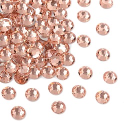 00030 266 Apricot Preciosa® maxima crystal без горячей фиксации плоские камни, чешский хрусталь, алюминиевый слой, круглый(438 11 615 шатон-роза), 00030 266 абрикос, ss 16 (3.8~4 мм)