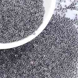 (RR3203) Хрустальный с Магической Фиолетовой Подкладкой Миюки круглые бусины рокайль, японский бисер, 15/0, (rr 3203) волшебный фиолетовый кристалл, 1.5 мм, отверстия : 0.7 mm, около 250000 шт / фунт