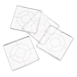 Cuadrado Almohadilla de silicona para patas de muebles, para patas de madera de silla, mesa o sofá, plaza, 60x60x3 mm