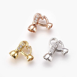 (52) Непрозрачная лаванда Латунные микро проложить кубического циркония раз за застежками, овальные, прозрачные, разноцветные, 22.5 мм, внутренняя: 3 мм и 4 мм