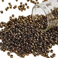 (223) Antique Bronze Тохо 8/0 круглые бусины, японский бисер, (223) античная бронза, 3 мм, отверстие : 1 мм, Около 10000 шт / фунт
