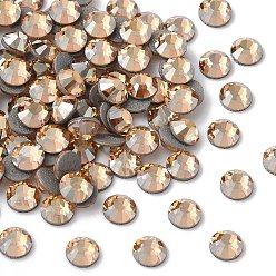 00030 244 Golden Honey Камни preciosa® crystal hotfix с плоской основой, чешский хрусталь, круглый(438 11 612 шатон роза вива 12 ®), 00030 244 золотистый мед, ss 16 (3.8~4 мм)