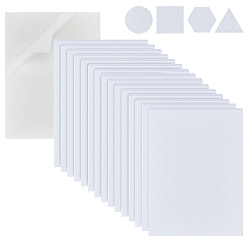 Белый Самоклеющаяся войлочная ткань, прямоугольные, белые, 200x150x5 мм