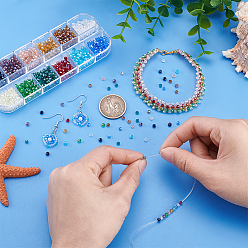 (52) Непрозрачная лаванда Граненые бусины рондель из гальванического стекла, разноцветные, 3x2 мм, отверстие : 0.5~1 мм, около 150~180шт / отсек, Около 1800~2160 шт / коробка