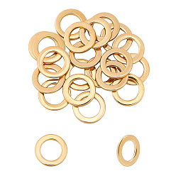 Golden 304 Stainless Steel Linking Rings, Ring, Golden, 18x2mm, Inner Diameter: 11mm, 20pcs/box