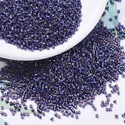 (DB0278) Lined Cobalt Luster MIYUKI Delica Beads, Cylinder, Japanese Seed Beads, 11/0, (DB0278) Lined Cobalt Luster, 1.3x1.6mm, Hole: 0.8mm, about 2000pcs/bottle, 10g/bottle