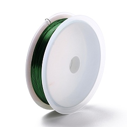 Темно-Зеленый Медная проволока, долговечный, темно-зеленый, 24 датчик, 0.5 мм, около 26.24 футов (8 м) / рулон