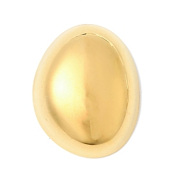 Oval 304 подвески из нержавеющей стали, реальный 18 k позолоченный, овальный шарм, 33x26x10 мм, отверстие : 3.5 мм