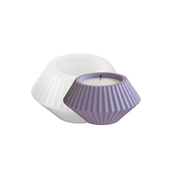 Bicone Силиконовые формы для подсвечников своими руками, формы для подсвечников, формы для литья гипсовой смолы, двухконусные, 112x64 мм, внутренний диаметр: 56 мм