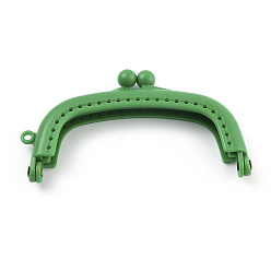 Vert Poignées de sac en plastique couleur bonbon, pour accessoires de remplacement de sangles de sac, arc, verte, 6x9.5x1.2 cm