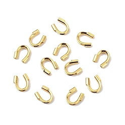 Plaqué 18K Or Véritable Gardiens en fil de laiton shegrace, sans cadmium et sans nickel et sans plomb, réel 18 k plaqué or, 4.5x4x1mm, Trou: 0.6mm