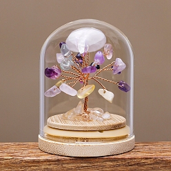 Флюорит Украшения для выставки скульптур из натурального флюорита, для домашнего офисного стола, дерево, 50x70 мм